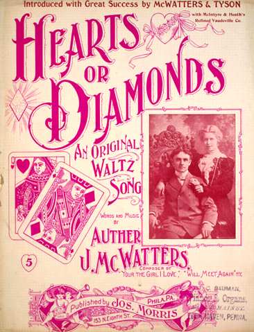hearts or diamonds
